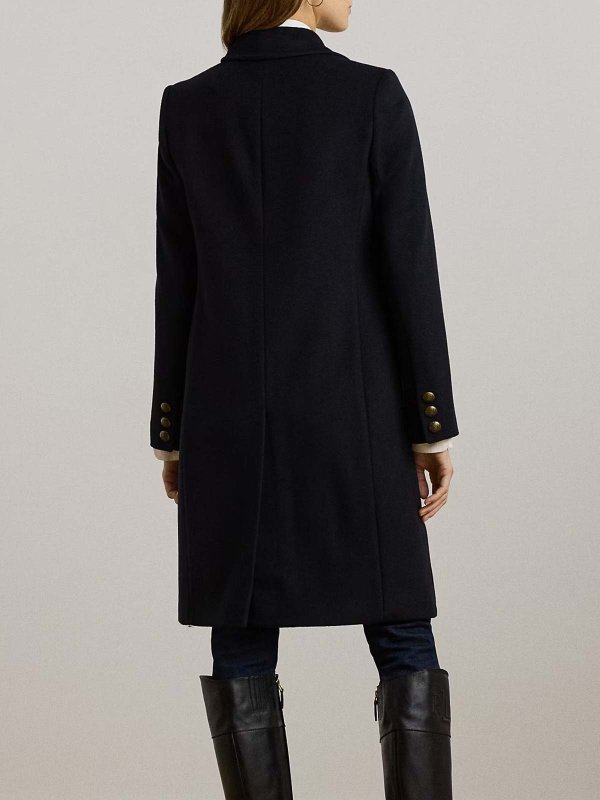 The Best Shops LAUREN RALPH LAUREN: knee length coats - Crested Wool-Lined-Coat