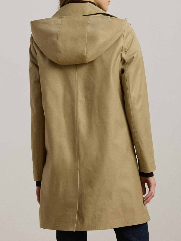 膝丈コート - ライトグリーン shop online: LAUREN RALPH LAUREN