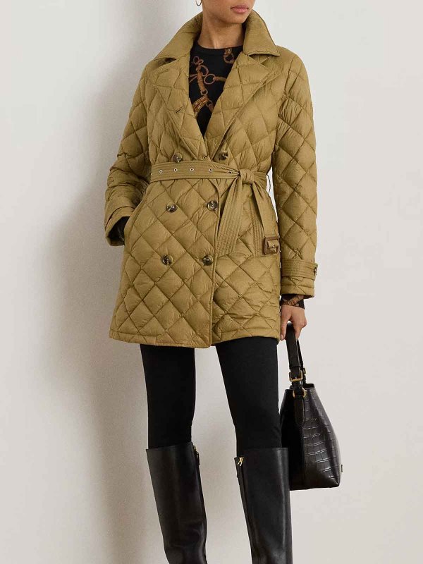 LAUREN RALPH LAUREN: Abrigos semilargos online - Abrigo Midi - Beis