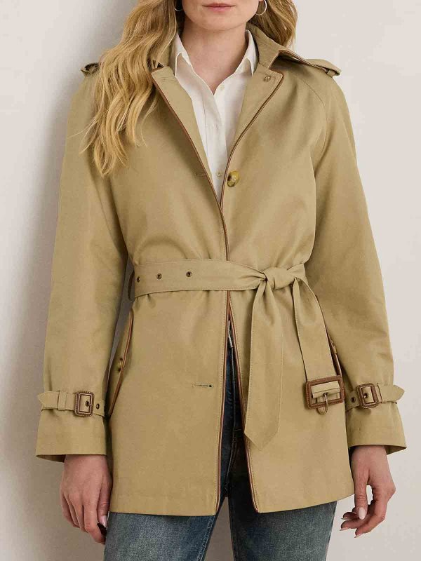 The Best Shops LAUREN RALPH LAUREN: Knielange Mäntel - Knielanger Mantel - Hellgrün