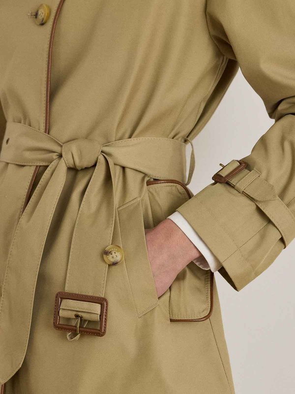 The Best Shops LAUREN RALPH LAUREN: Knielanger Mantel - Hellgrün