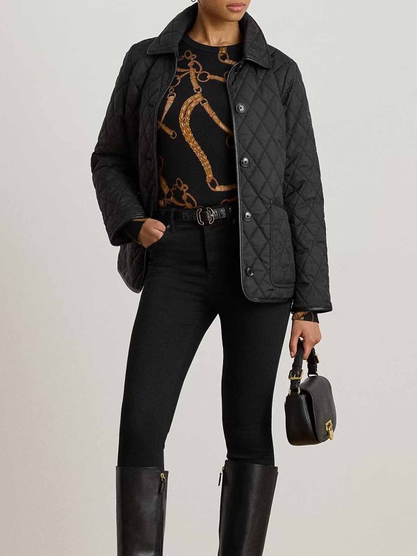 LAUREN RALPH LAUREN: Abrigos semilargos online - Abrigo Midi - Negro