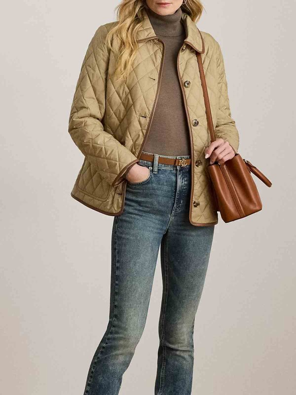 LAUREN RALPH LAUREN: Abrigos semilargos online - Abrigo Midi - Verde Claro