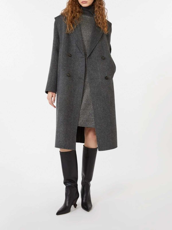 WEEKEND MAX MARA: Abrigos semilargos online - Abrigo Midi - Gris Oscuro