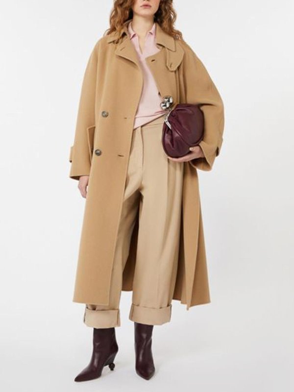 WEEKEND MAX MARA: Knielange Mäntel online - Knielanger Mantel - Camel