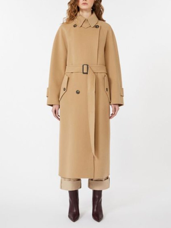 The Best Shops WEEKEND MAX MARA: Knielange Mäntel - Knielanger Mantel - Camel