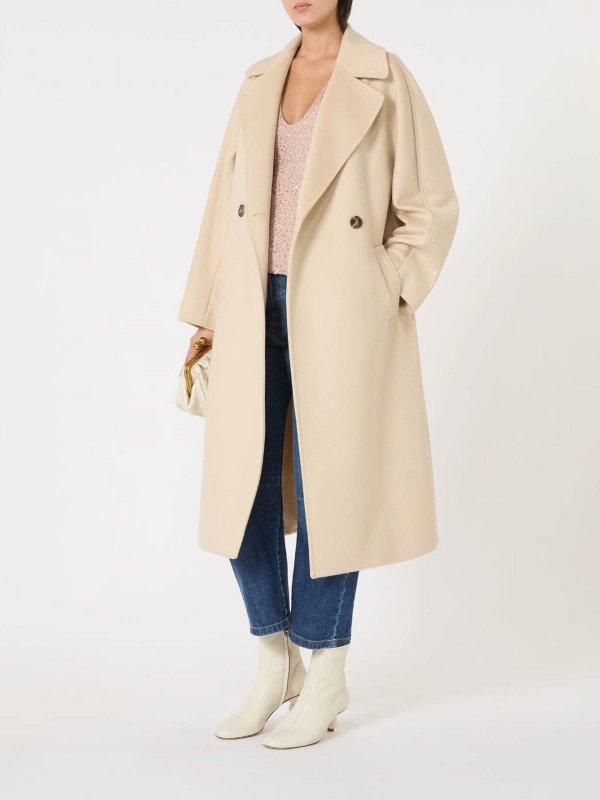WEEKEND MAX MARA: ニーレングスコート online - 膝丈コート - 白