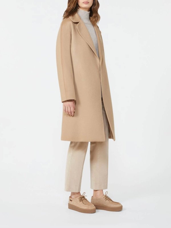 WEEKEND MAX MARA: ニーレングスコート online - 膝丈コート - ベージュ