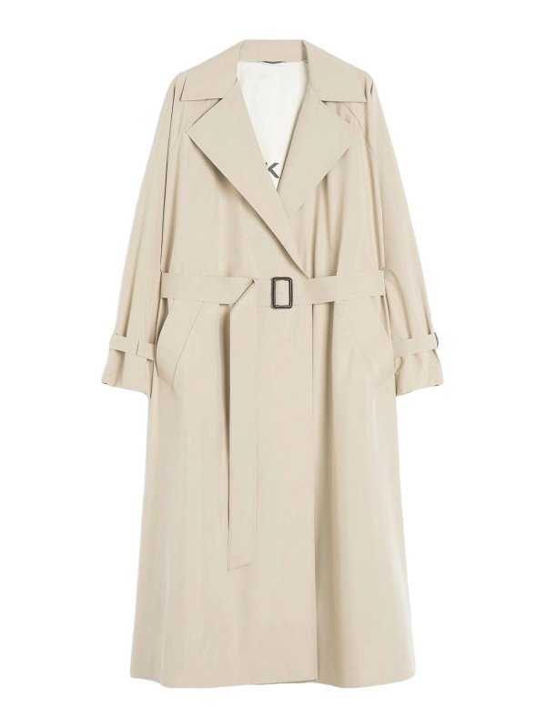 WEEKEND MAX MARA: ニーレングスコート - 膝丈コート - ベージュ