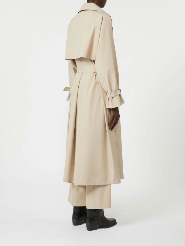 膝丈コート - ベージュ shop online: WEEKEND MAX MARA