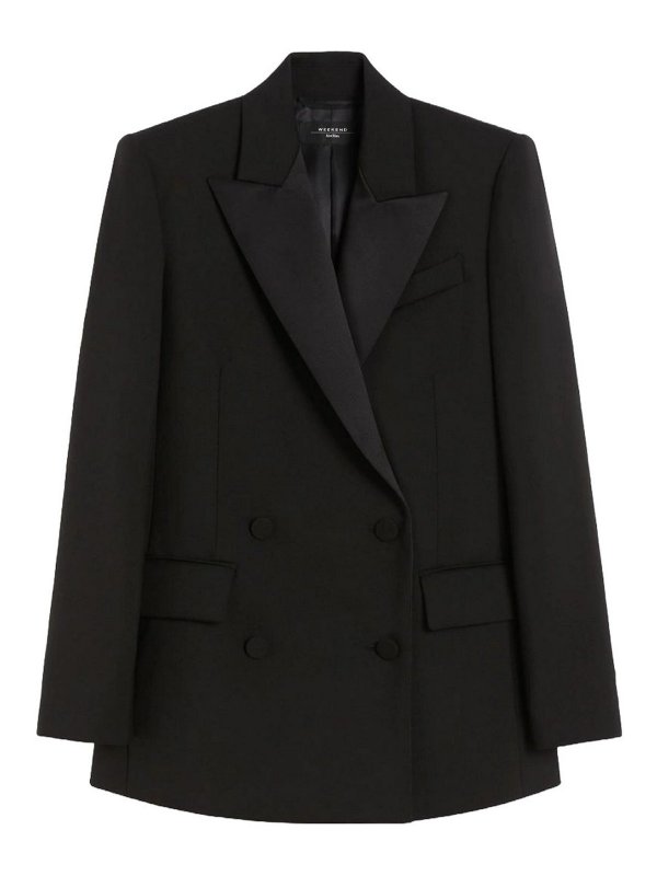 WEEKEND MAX MARA: Vestidos media pierna - Vestido Midi - Negro