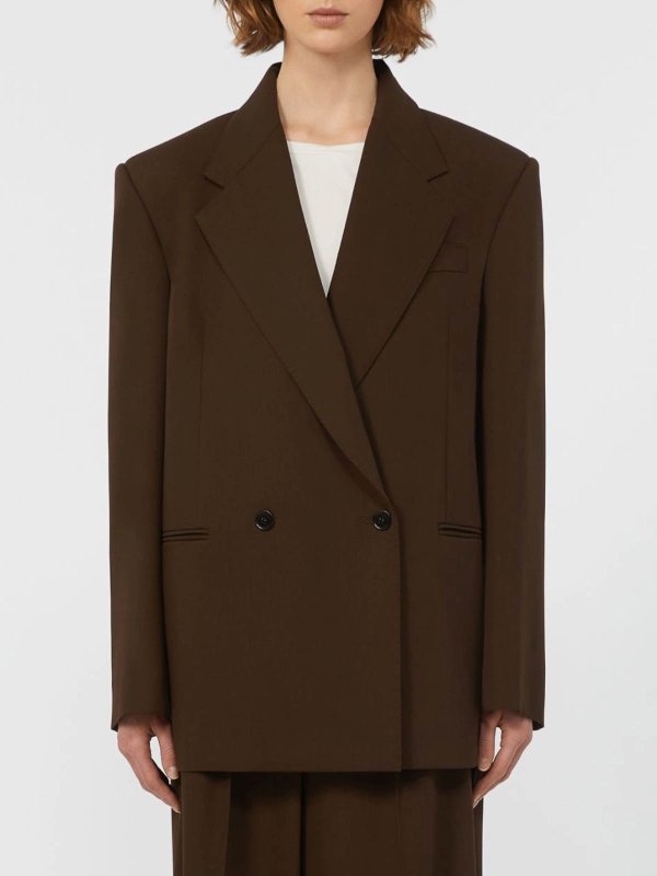 The Best Shops WEEKEND MAX MARA: カジュアルジャケット - カジュアルジャケット - ダークブラウン