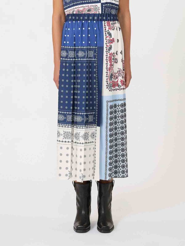 The Best Shops WEEKEND MAX MARA: Knielange und Midi Röcke - Midirock - Blau