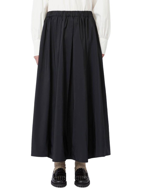 The Best Shops WEEKEND MAX MARA: ニーレングススカート＆ミディ丈 - 膝丈/ミディスカート - 黒