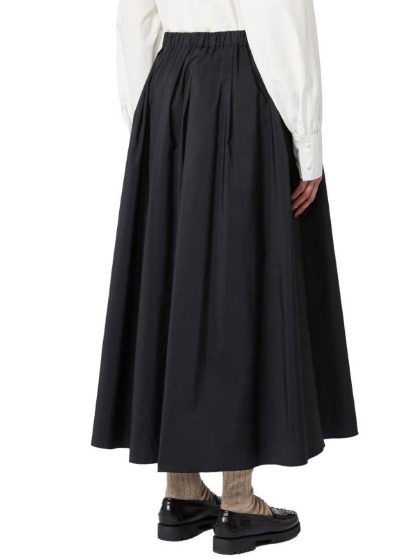 膝丈/ミディスカート - 黒 shop online: WEEKEND MAX MARA