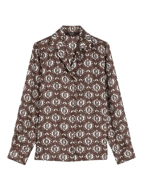 WEEKEND MAX MARA: シャツ - シャツ - ブラウン