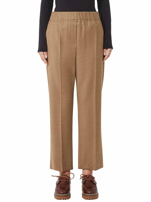 WEEKEND MAX MARA: カジュアルトラウザー online - カジュアルパンツ - ブラウン