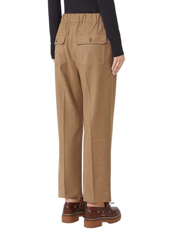 The Best Shops WEEKEND MAX MARA: カジュアルトラウザー - カジュアルパンツ - ブラウン