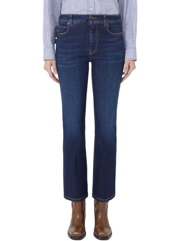 The Best Shops WEEKEND MAX MARA: Straight Leg Jeans - Straight Leg Jeans - Blau