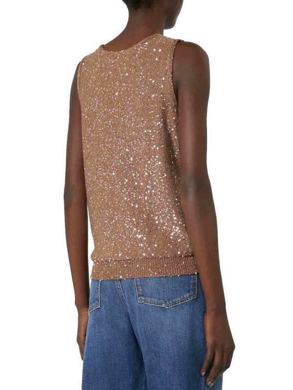 The Best Shops WEEKEND MAX MARA: クルーネック - クルーネック - ブラウン