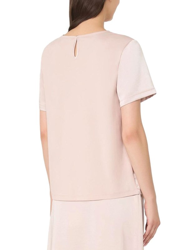 The Best Shops WEEKEND MAX MARA: Strickpullover mit Rundhalsausschnitt - Rundhalspullover - Hellrosa