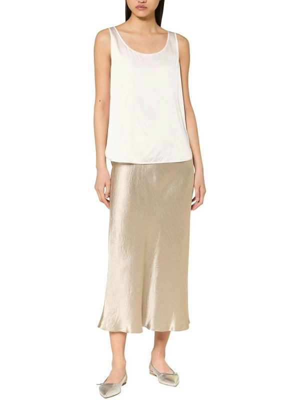 Max Mara: Knielange und Midi Röcke online - Midirock - Camel