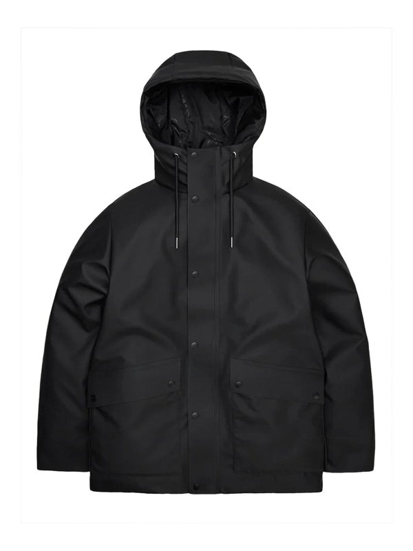 RAINS: Parkas - Parka - Noir