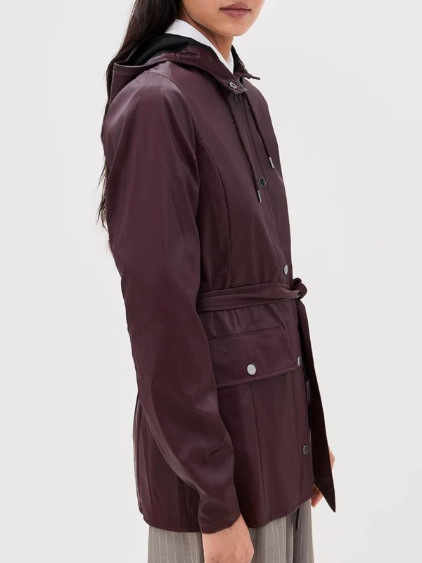 RAINS buy online Chaqueta Casual - Rojo Oscuro