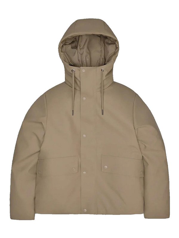 RAINS: Parkas - Parka - Beige