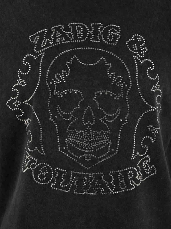 The Best Shops ZADIG&VOLTAIRE: Tops & Tank tops - Cloe Hc Skull Rhinestone