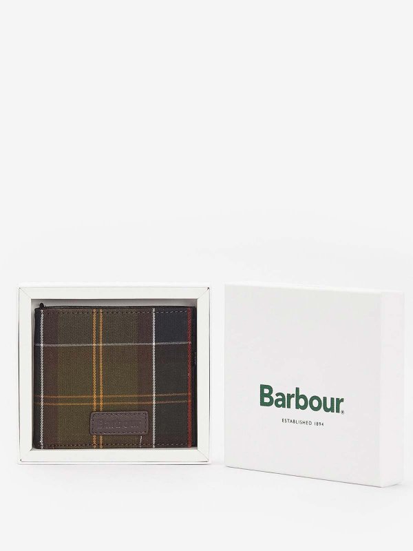 The Best Shops BARBOUR: wallets & purses - Tartan Wallet