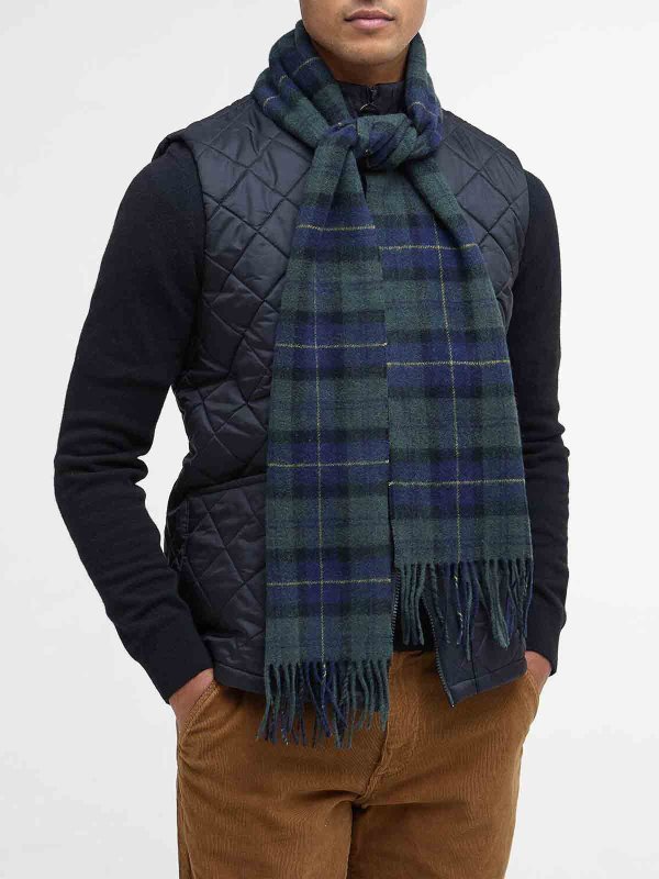 The Best Shops BARBOUR: Bufandas y pañuelos - Bufanda - Verde Oscuro