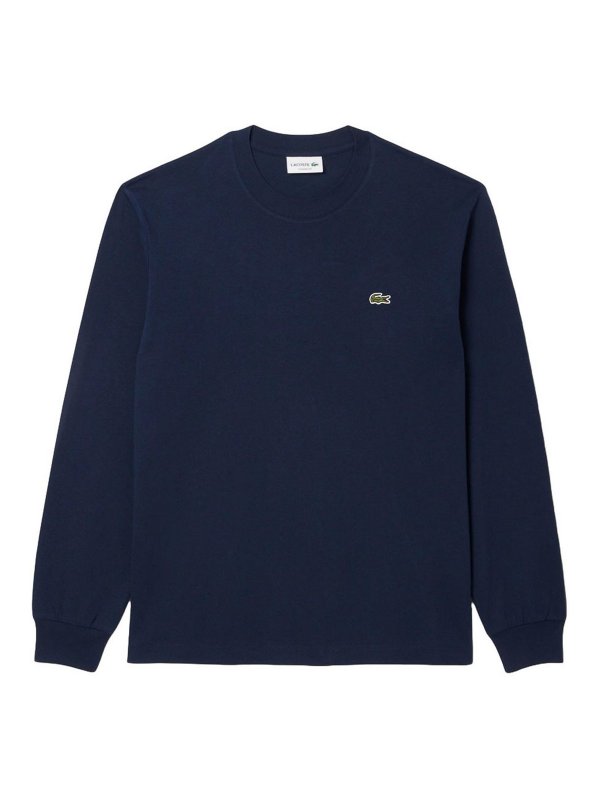 LACOSTE: T-shirts - T-Shirt - Bleu