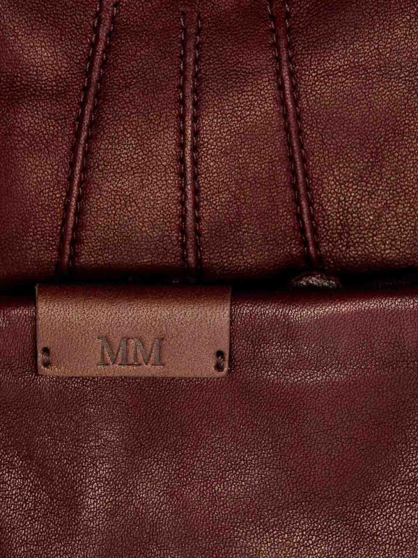 The Best Shops Max Mara: Guantes - Guantes - Rojo Oscuro