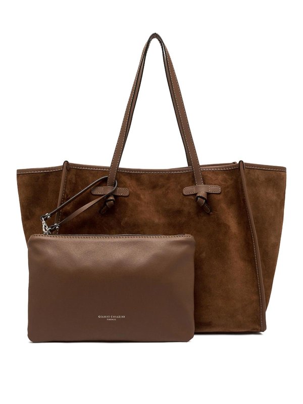 GIANNI CHIARINI: Handtaschen - Shopper - Beige