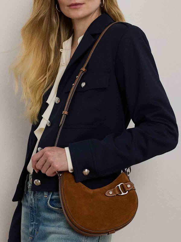 The Best Shops LAUREN RALPH LAUREN: ショルダーバッグ - ブラウン