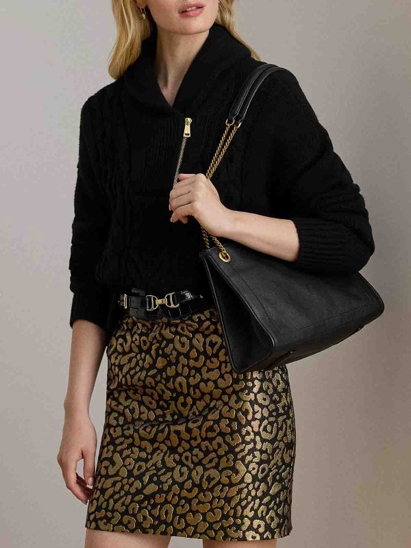 The Best Shops LAUREN RALPH LAUREN: トートバッグ - 黒