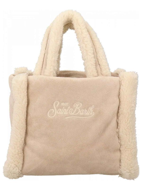 MC2 SAINT BARTH: Handtaschen online - Shopper - Beige
