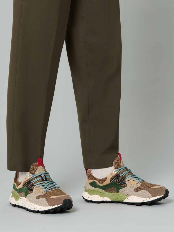 FLOWER MOUNTAIN: Chaussures de sport online - Baskets - Marron