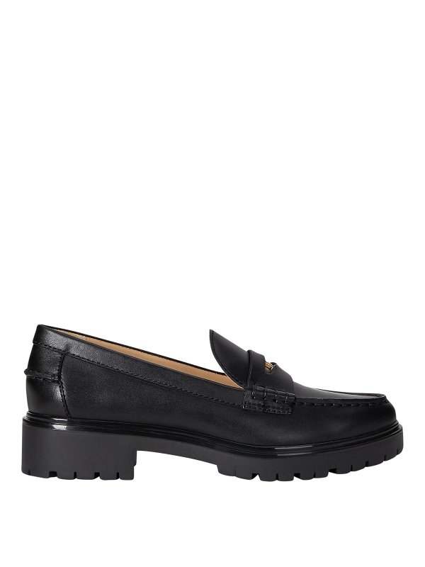 LAUREN RALPH LAUREN: Mocassins & Chaussures bateau - Mocassins - Noir