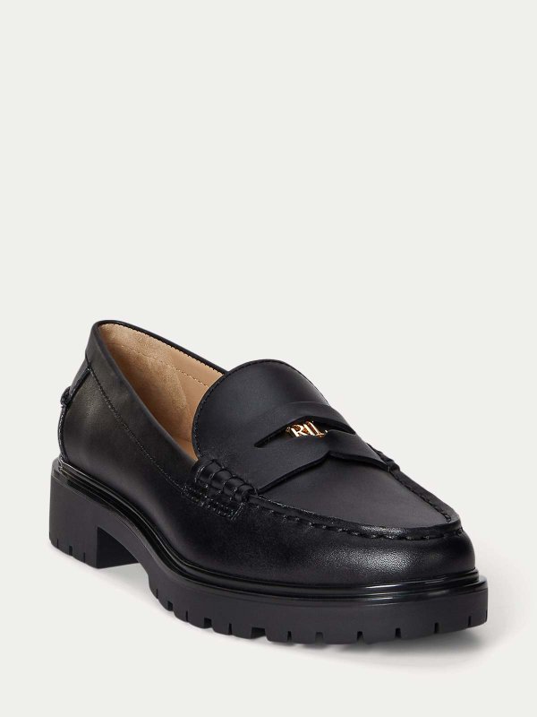 LAUREN RALPH LAUREN: Mocassins & Chaussures bateau online - Mocassins - Noir