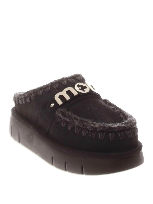 MOU ESKIMO: mules shoes online - Bounce Clog Metal Logo