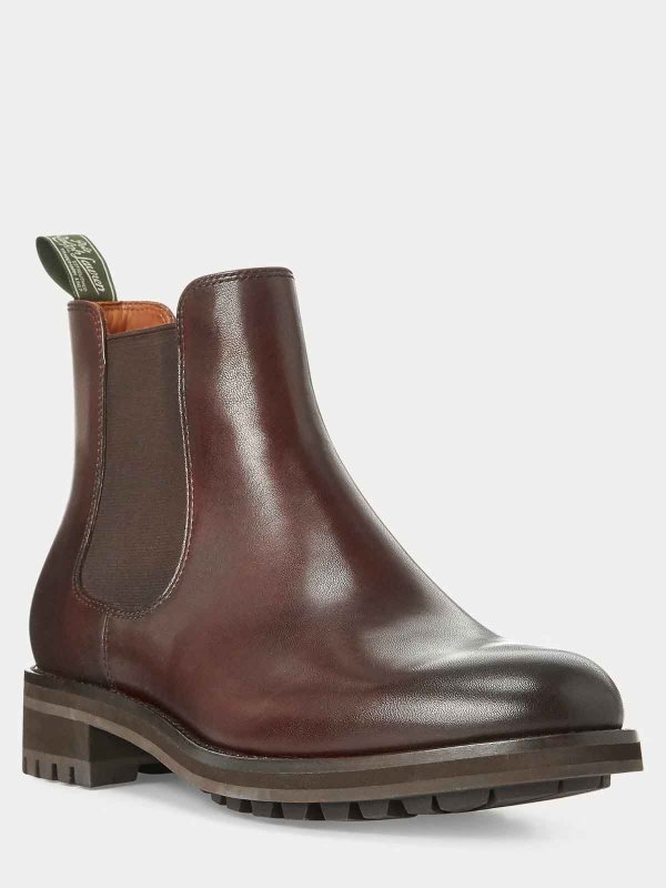 POLO RALPH LAUREN: ブーティー online - アンクルブーツ - ブラウン