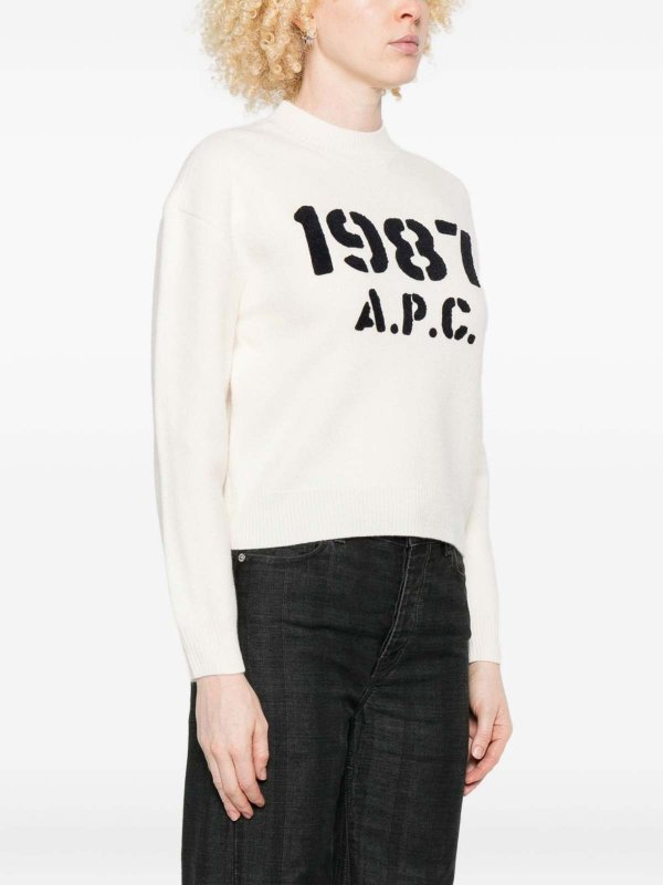 The Best Shops A.P.C.: crew necks - 1987 Logo Sweater