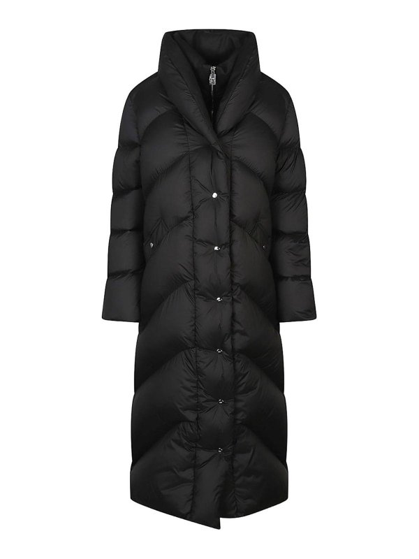 ADD: ニーレングスコート - 膝丈コート - 黒