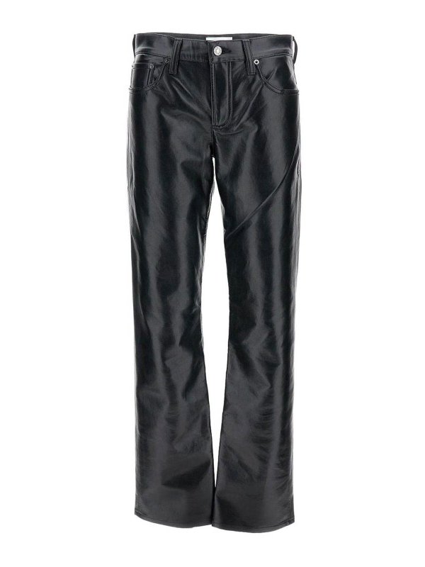 AGOLDE: Pantalones casual - Pantalón Casual - Negro