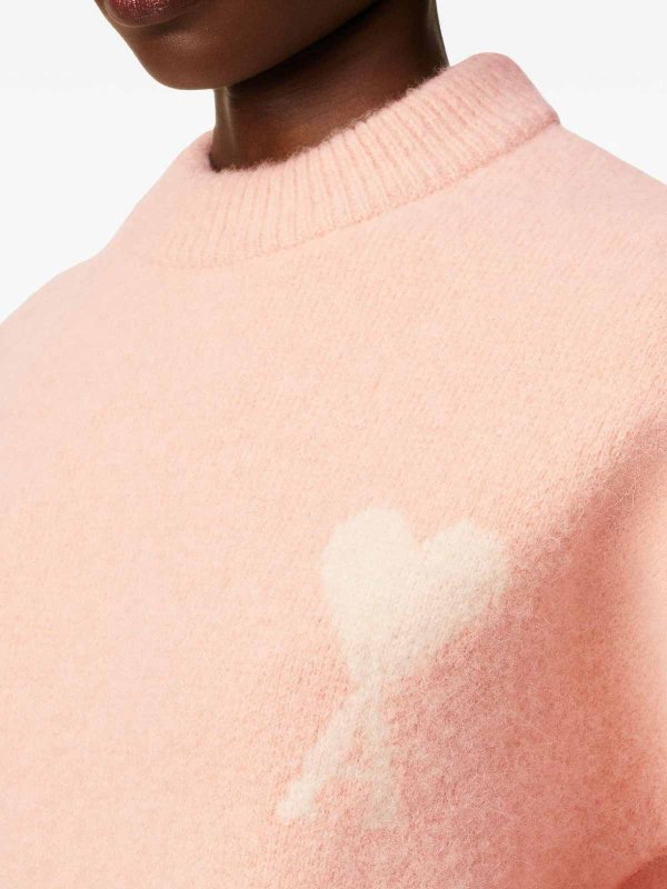 Rundhalspullover - Nude shop online: AMI PARIS