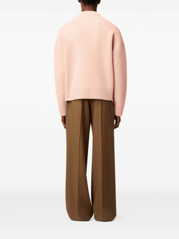 The Best Shops AMI PARIS: Rundhalspullover - Nude