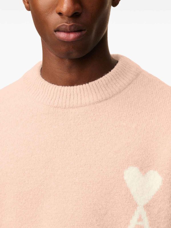 Strickpullover mit Rundhalsausschnitt shop online Rundhalspullover - Nude