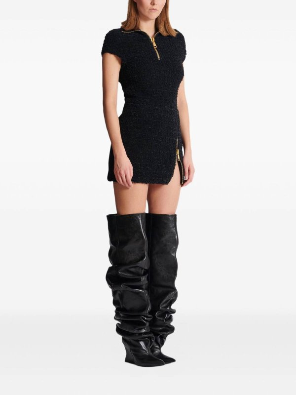 Balmain: mini skirts online - Minigonna In Tweed